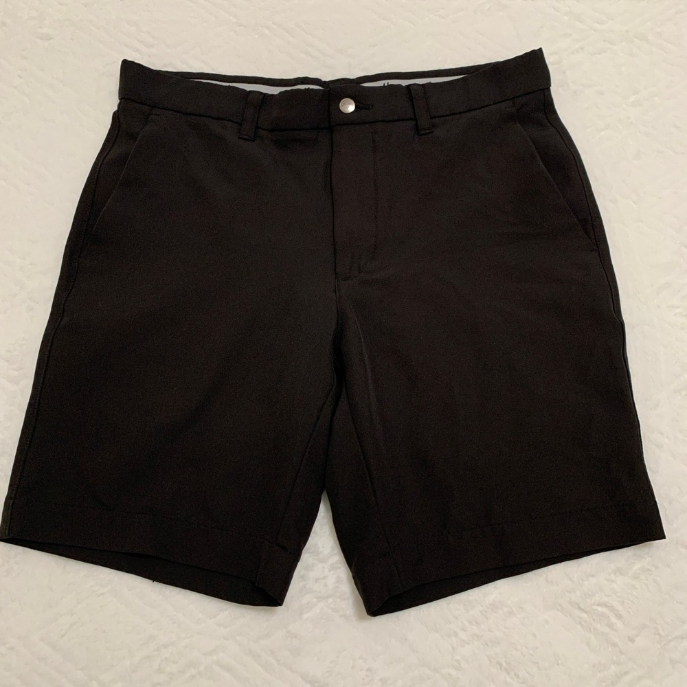 Callaway Golf Shorts Men's 32 Black Stretch Performance Waistband 9" Inseam